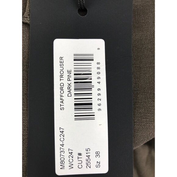 Paige Mens Stafford Knit Trouser Dark Pine Size 38 NEW - Picture 8 of 9